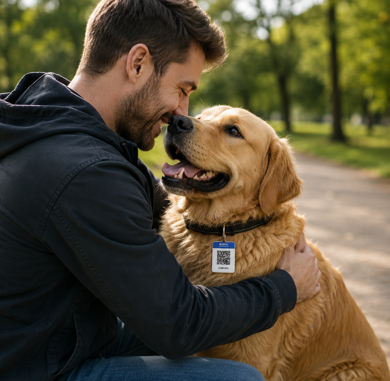 Pet owner reunited with their pet